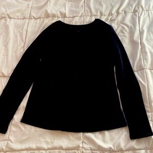 Black long sleeve T shirt